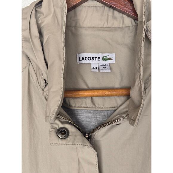 Lacoste Women's Zip-up button-up Light Weight Jacket Size 40 (Medium) - Picture 2 of 9